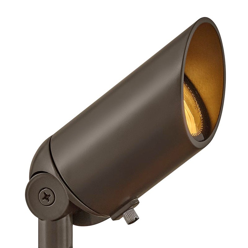 Hinkley Landscape Lighting 1536BZ Spot Light - MR16 LED Bulb Required, 50w, Bronze Clear Lens - Image 1